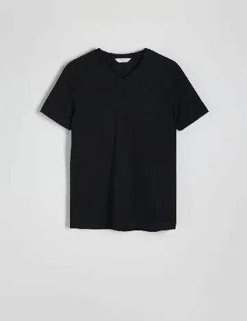Tricou Reserved, negru