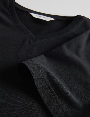 Tricou Reserved, negru