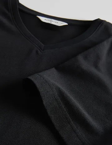 Tricou Reserved, negru