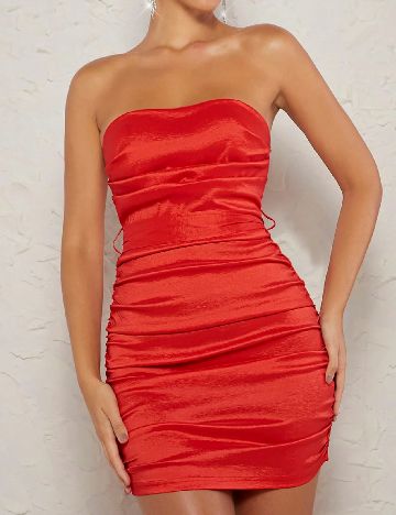 Rochie scurta SHEIN, rosu