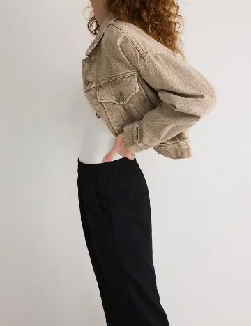 Pantaloni Reserved, negru