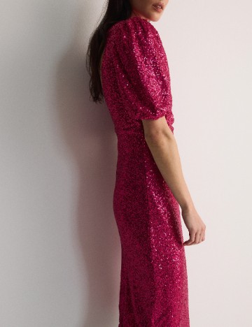 Rochie medie Reserved, roz