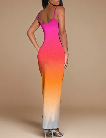 Rochie lunga Emery Rose, mix culori