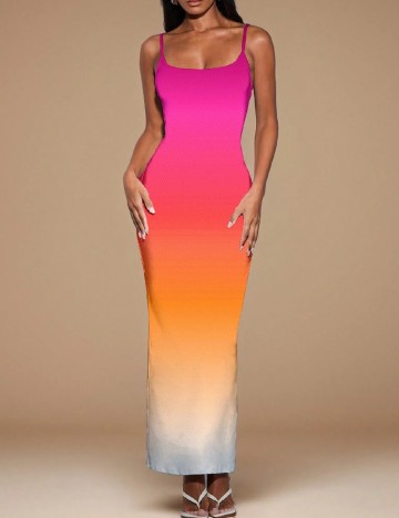 Rochie lunga Emery Rose, mix culori