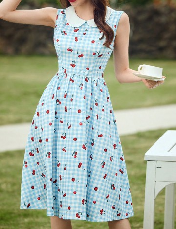 Rochie medie SHEIN, albastru