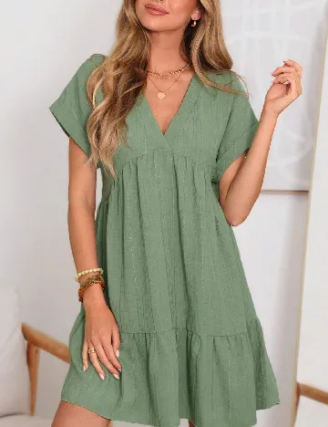 Rochie scurta SHEIN, verde