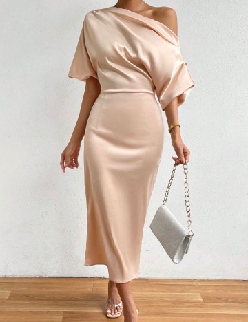 Rochie medie SHEIN, crem