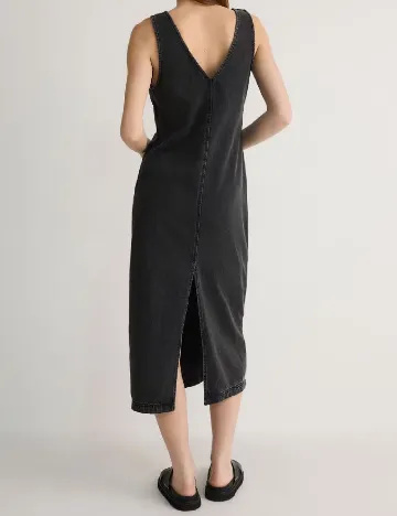 Rochie medie Reserved, gri inchis