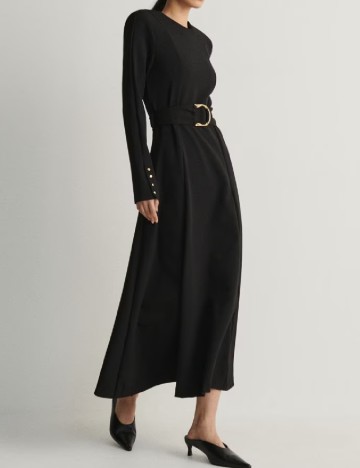 Rochie medie Reserved, negru