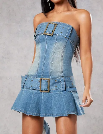 Rochie scurta SHEIN, albastru