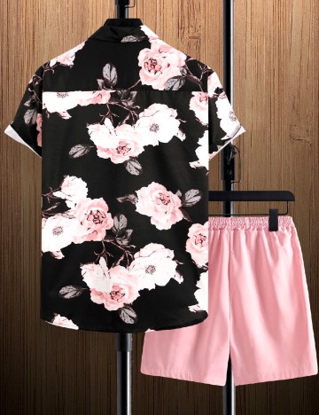 Compleu SHEIN, negru/roz