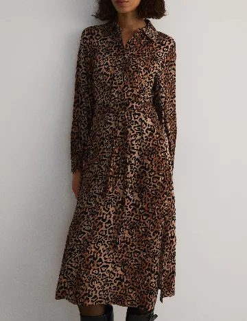 Rochie medie Reserved, animal print