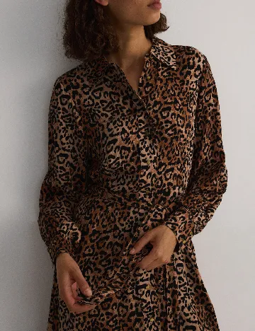 Rochie medie Reserved, animal print