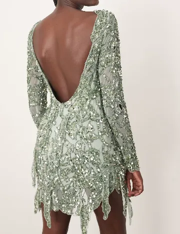 Rochie scurta Arrange, verde