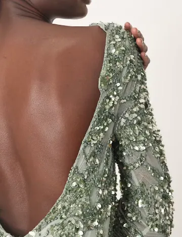 Rochie scurta Arrange, verde