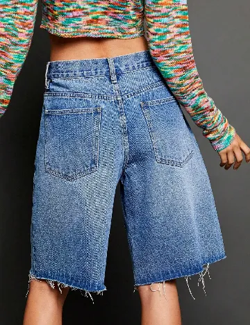 Pantaloni scurti SHEIN, albastru