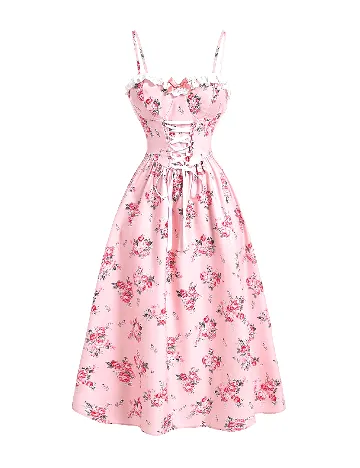 Rochie medie SHEIN, roz