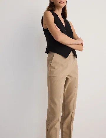 Pantaloni Reserved, crem
