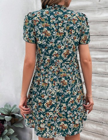 Rochie scurta SHEIN, floral print