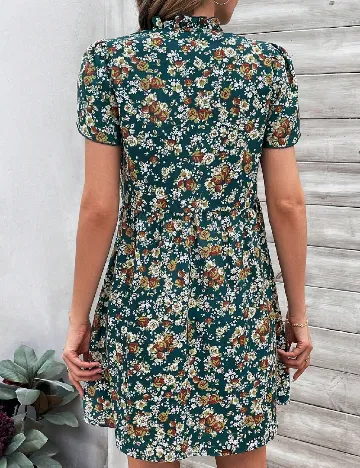 Rochie scurta SHEIN, floral print