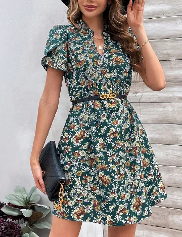 Rochie scurta SHEIN, floral print