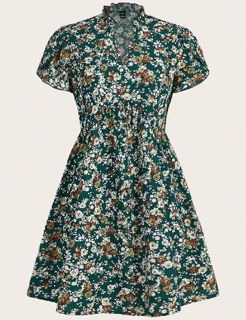 Rochie scurta SHEIN, floral print