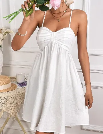 Rochie scurta SHEIN, alb
