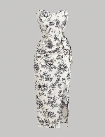 Rochie medie SHEIN, alb