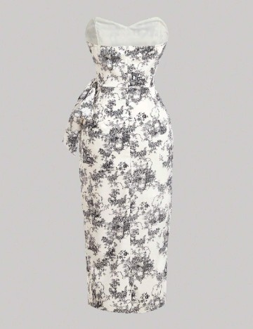 Rochie medie SHEIN, alb