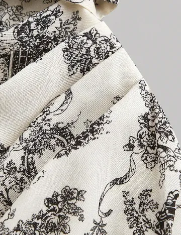 Rochie medie SHEIN, alb