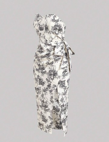 Rochie medie SHEIN, alb