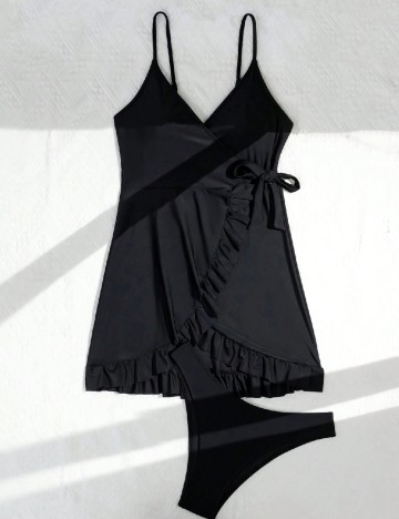 Costum de baie SHEIN, negru