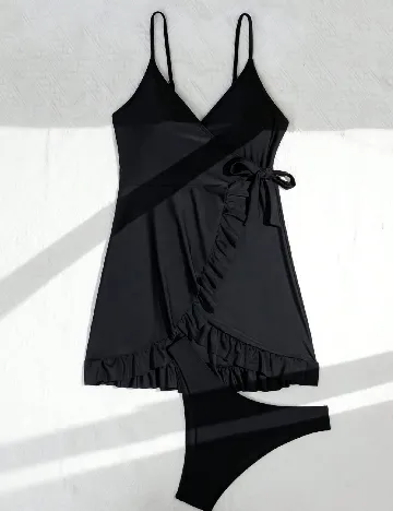 Costum de baie SHEIN, negru