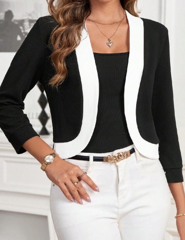 Blazer SHEIN, negru