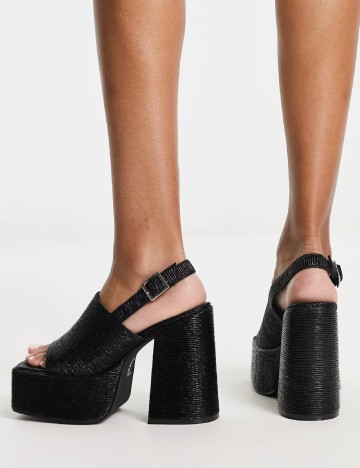 Sandale Heartbreak, negru