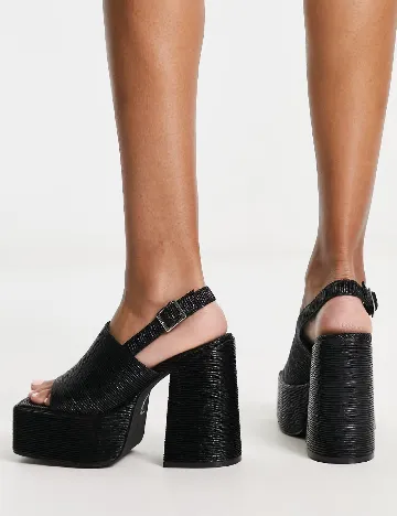 Sandale Heartbreak, negru