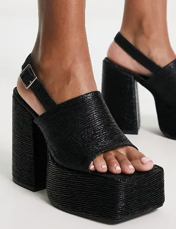 Sandale Heartbreak, negru