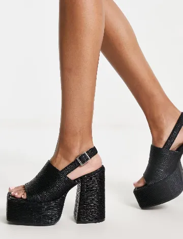 Sandale Heartbreak, negru