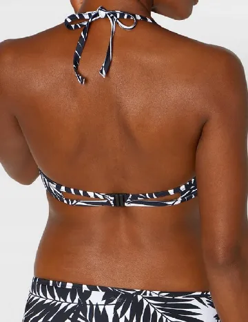 Sutien de baie Triumph, alb/negru
