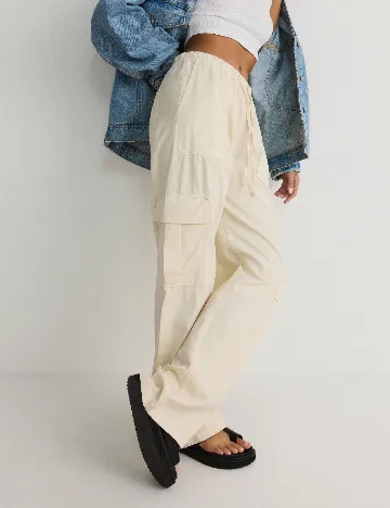 Pantaloni Reserved, ecru