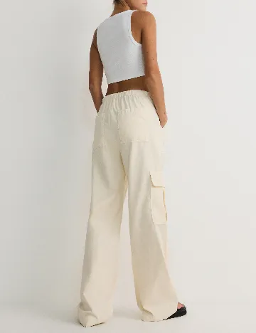 Pantaloni Reserved, ecru