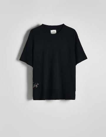 Tricou Oversize Reserved, negru