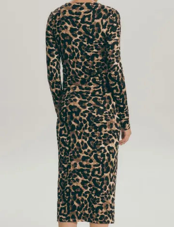 Rochie medie Reserved, animal print