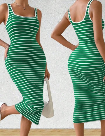 Rochie medie SHEIN, verde