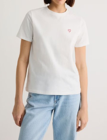 Tricou Reserved, alb