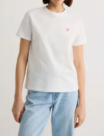 Tricou Reserved, alb