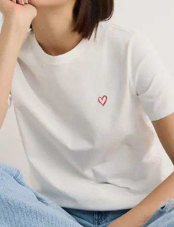 Tricou Reserved, alb
