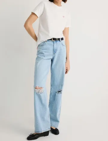 Tricou Reserved, alb