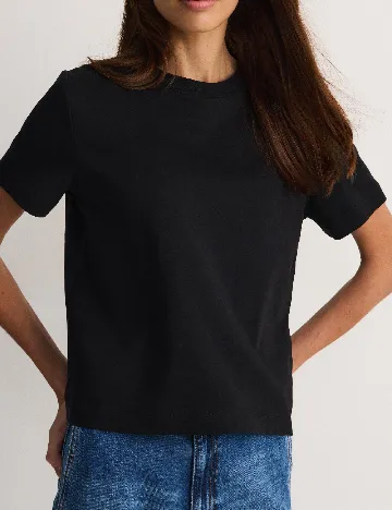 Tricou Reserved, negru