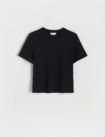 Tricou Reserved, negru